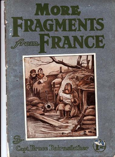 A booklet of cartoons, each captioned, drawn by Captain Bruce Bairnsfather and published by H. R. Baines and Co. for the Bystander. The subjects are all humorous depictions of British soldiers in France in the First World War. This is Vol. 2 in the series