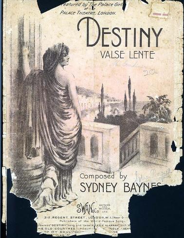 A waltz written for piano composed by Sydney Baynes. Published by Swan & Co., London