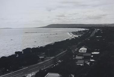 Rye from hill other side of road from Whitecliffs looking east