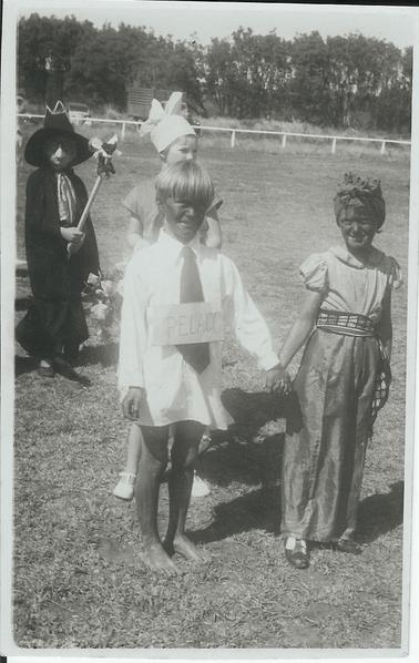 Ray and Margaret Brooks in fancy dress at Rye Gymkhana 1950s