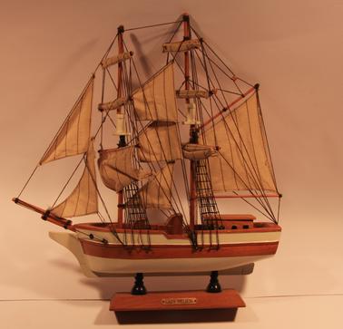 Model of “H.M. survey ship Lady Nelson”