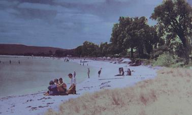 Rye beach c.1938 Rose series P1819