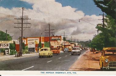 Nepean Highway, Rye c. 1956