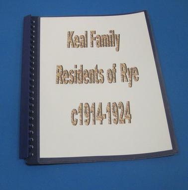 Details of Ernest and Bessie Keal’s time in Rye and of their life in the community.  Contains: photos; DVD of photos; Flinders electoral roll; Photo of tea set presented on leaving Rye.  Copy of certificate and medal from The British Empire Exhibition, Wembley, UK 1924.