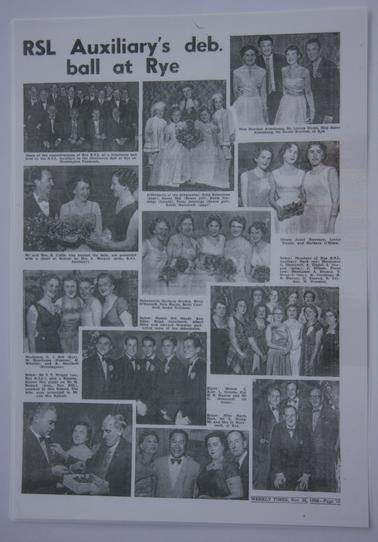 RSL Auxiliary’s Deb Ball at Rye