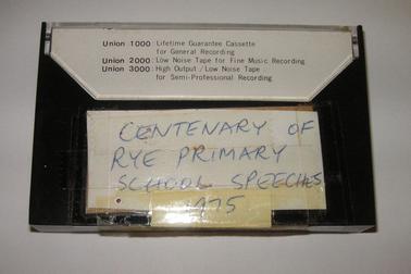 Speeches by dignatories at the Rye Primary School Centenary 1975