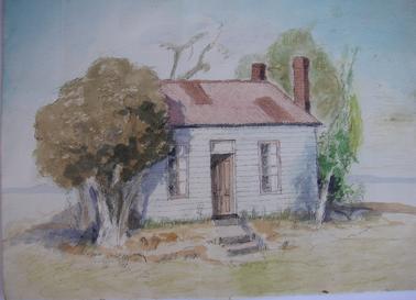 Painting of original House at 12 Ozone Street, Rye