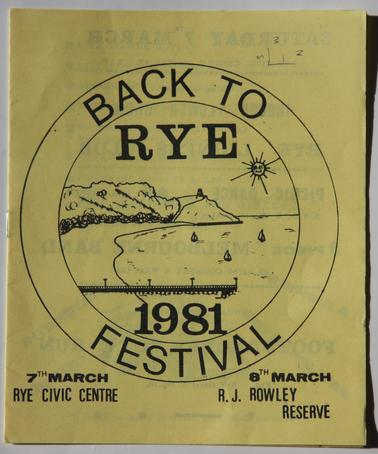 Program containing advertisements and some local history.