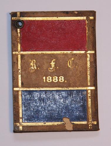 List of patrons and committee members inside left cover.  List of matches inside right cover.