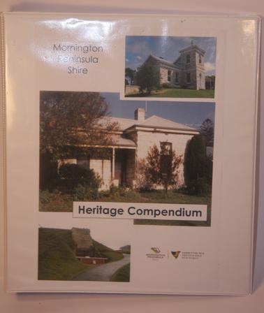 Compendium of properties on the Mornington Peninsula.  Heritage overlay.  Made in 2004.