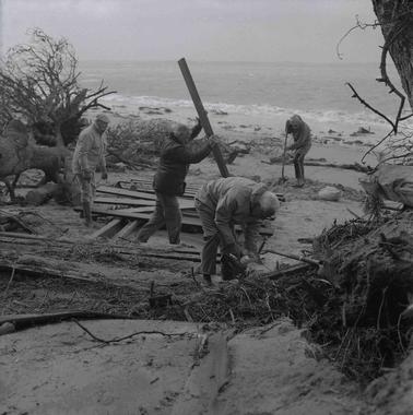 Somers
Repairing storm damage at the Somers Yacht Club launching ramop.