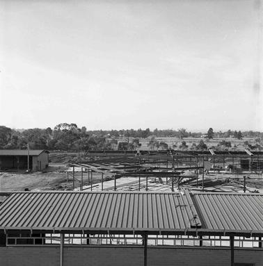 A view of buildings under construction