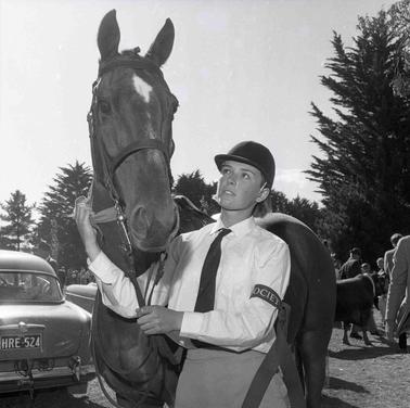 Red Hill 
Sue Cleaver with horse ‘Otto’ at the Red Hill Show
