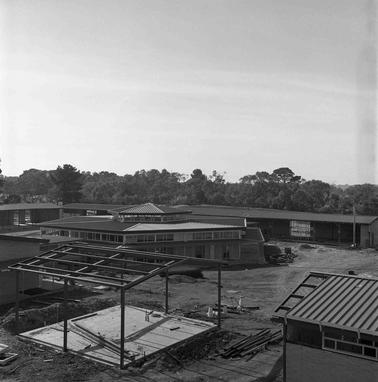A view of buildings under construction