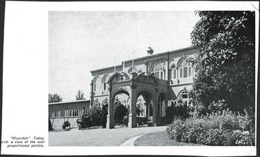 A magazine publication of the two storey mansion ‘Moondah’
