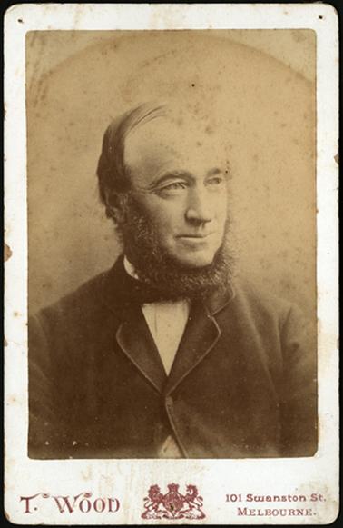 A head and shoulders image of Thomas Cogger Allchin, where he is slightly looking to the right