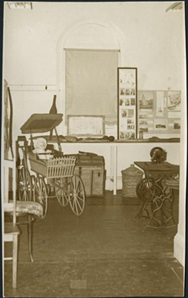 Various items on display at the OPOM 1970