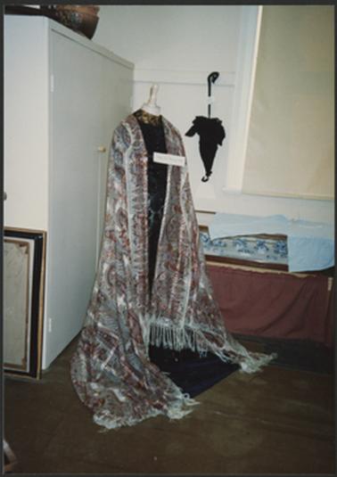 An Irish Wedding Shawl 100 years plus, which was lent for the Heritage Week 1989 Display 
held at the Mornington Historical Museum