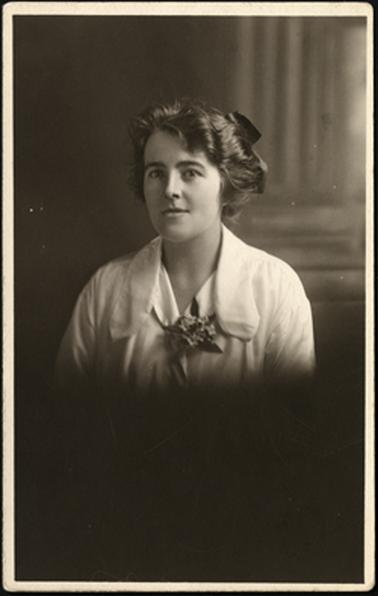 A head and shoulders image of a female Stone Family member?