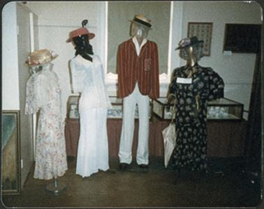 Period costumes on display at the OPOM Mornington