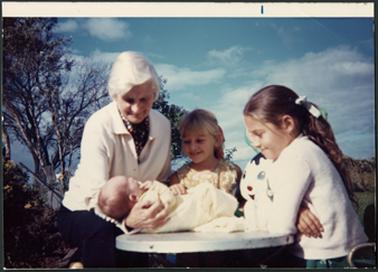 A group photo of Ivy Jane Young with Kim Allison, Carole Mary and Julie Anne Young