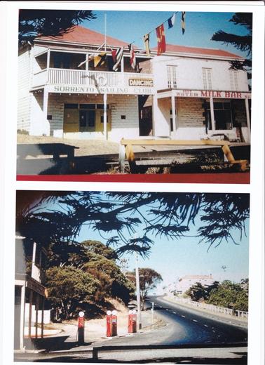 Buildings which occupied the site on the corner of Esplanade & Pt Nepean Rd, opposite the Koonya
