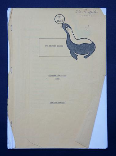 Handbook for staff detailing planning, budget policy, and general instructions